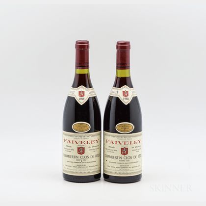 Faiveley Chambertin Clos de Beze 1988, 2 bottles 
