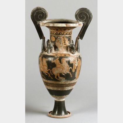 Apulian-style "Grand Tour" Redware Vase