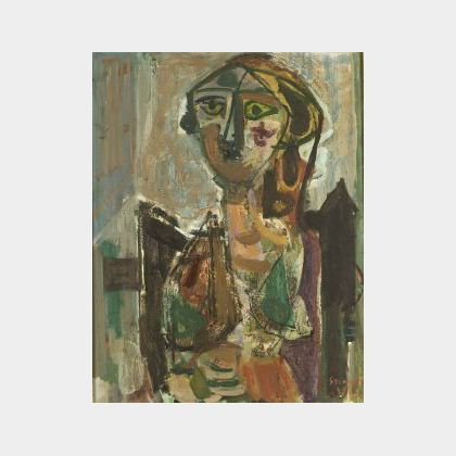 Avigdor Stematsky (Israeli, 1908-1989) Abstracted Figure