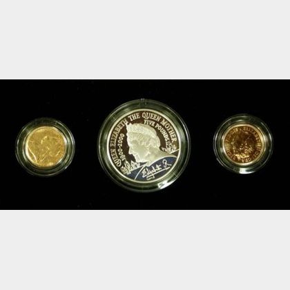 2000 United Kingdom Jersey Gold Proof Sovereign Two Coin Set