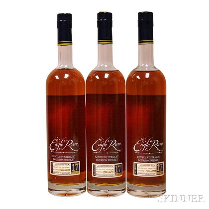 Buffalo Trace Antique Collection Eagle Rare 17 Years Old, 3 750ml bottles 