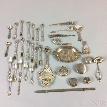 Group of Continental Silver and Silver-plate Items