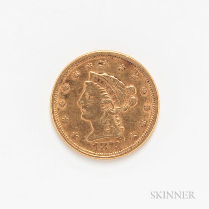 1873 Closed 3 $2.50 Liberty Head Gold Coin