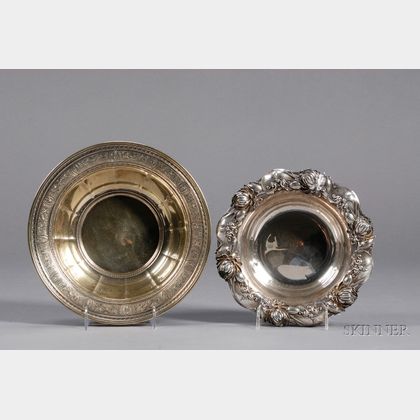 Two American Sterling Fruit Bowls