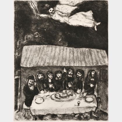 Marc Chagall (Russian/French, 1887-1985) The Passover Feast
