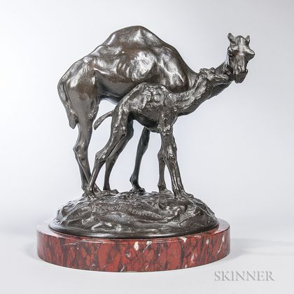 After Charles Gremion (French, 19th Century) Bronze Figure of Camels