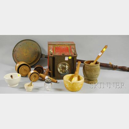 Group of Country Domestic and Kitchen Items
