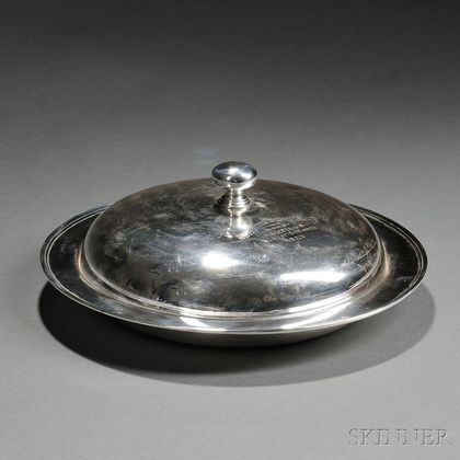 Black, Starr & Frost Sterling Silver New York Yacht Club Trophy Covered Entree Dish