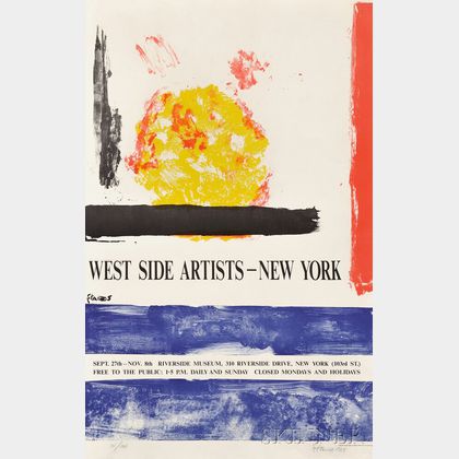 Theodoros Stamos (Greek/American, 1922-1997) West Side Artists - New York