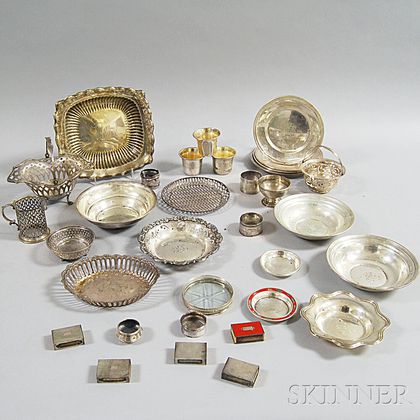 Group of Sterling Silver Hollowware