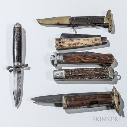 Six 19th Century Knives