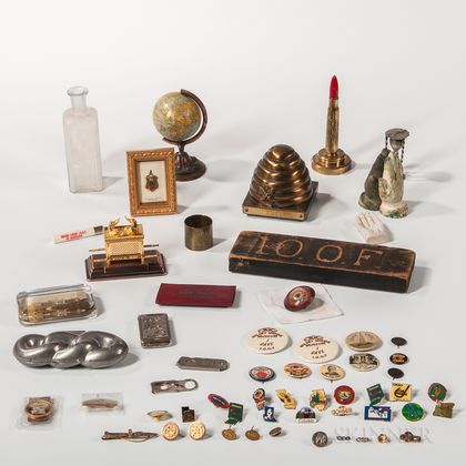 Approximately Fifty-five Odd Fellows Ephemeral Items