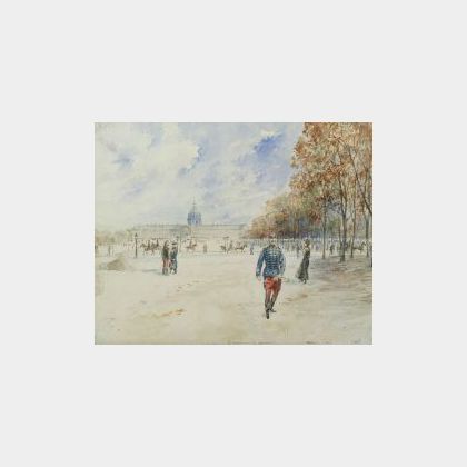 Georges Stein (French, b. circa 1870) L&#39;Esplanade des Invalides
