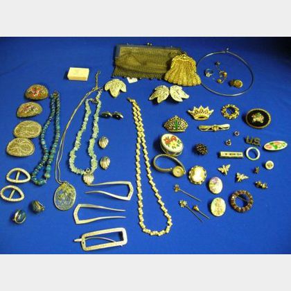 Group of Miscellaneous Costume Jewelry and Other Items