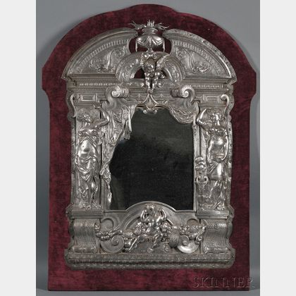 Baroque-style Repousse Metal Frame