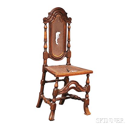 Jacobean Caned Side Chair