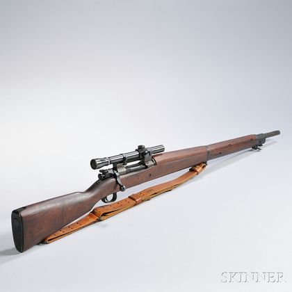 Sold at auction U.S. Model 1903-A4 Bolt Action Sniper Rifle Auction ...