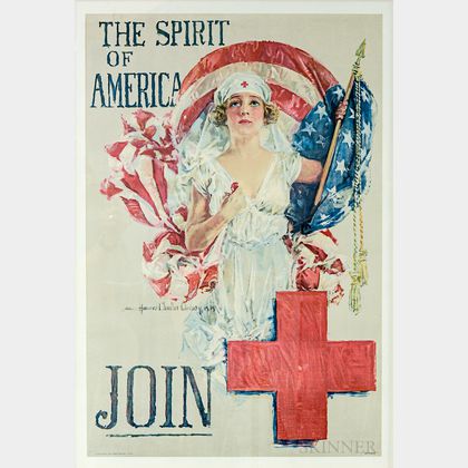 Framed Howard Chandler Christy The Spirit of America Poster
