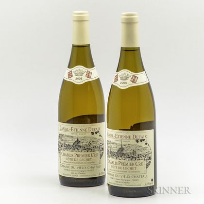 Vieux Chateau (Etienne Defaix) Chablis Cote de Lechet 2005, 2 bottles 