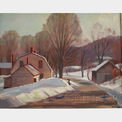 Nord Bowlen (American, 1909-2001) The Old Homestead