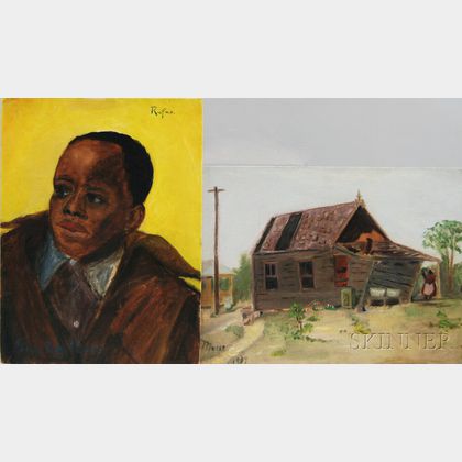 Glenn Tilley Morse (American, 1870-1950) Two Paintings: Aunt Jemimah's House