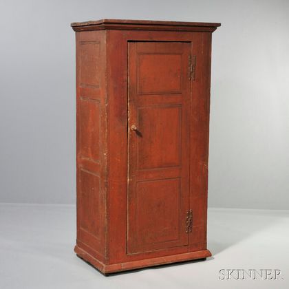 Red-painted Cupboard