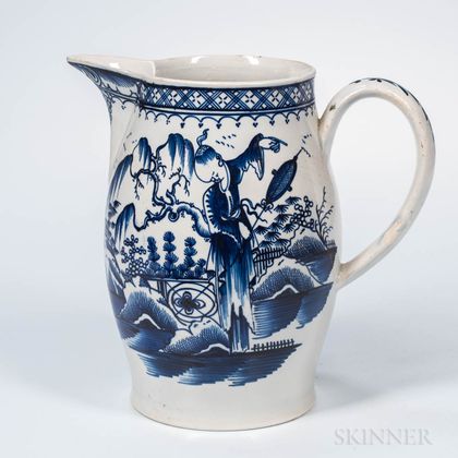 Chinoiserie-decorated Pearlware Jug