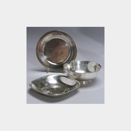 Three Lebolt, Arthur Stone and Stone Associates Sterling Silver Items