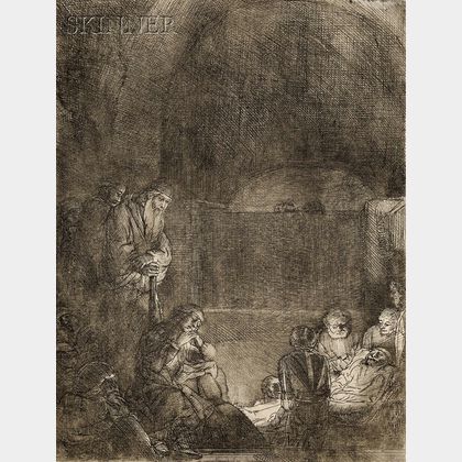 Rembrandt van Rijn (Dutch, 1606-1669) The Entombment