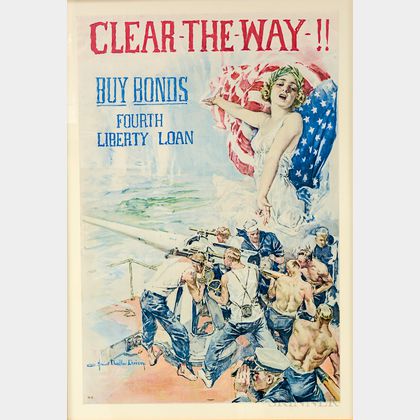 Framed Howard Chandler Christy Clear The Way Poster