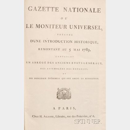 (French Periodical, 18th/19th Century),Gazette Nationale ou Le Moniteur Universe