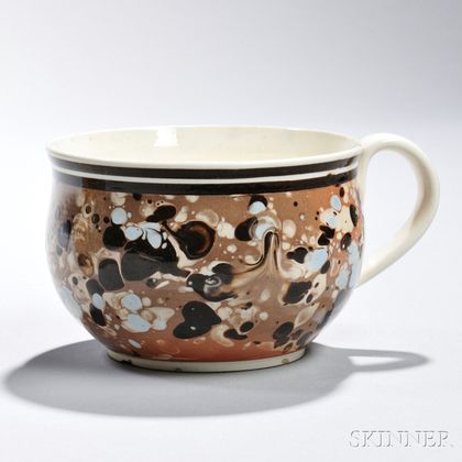Staffordshire Slip-decorated Creamware Cup