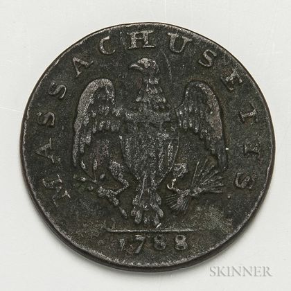 1788 Massachusetts Cent, Ryder 15-M. Estimate $40-60