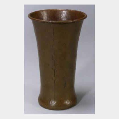 Gustav Stickley Copper Vase
