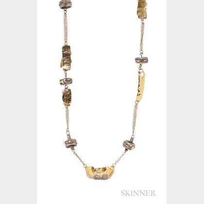 Gold and Silver Necklace, Janiye