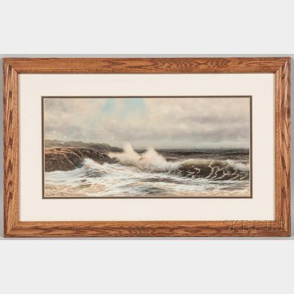 George Howell Gay (New York, 1858-1931) Coastal Seascape.