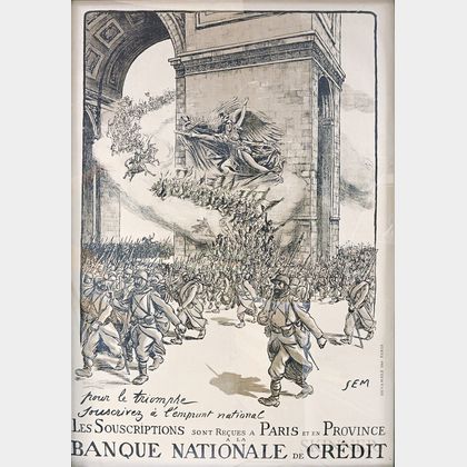 Framed Banque Nationale de Credit Poster