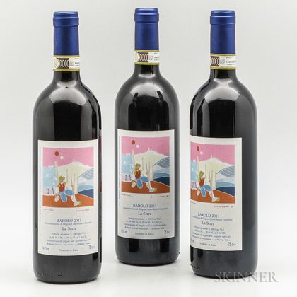 Voerzio Barolo La Serra 2011, 3 bottles 