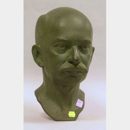 Philip S. Sears Patinated Bronze Bust of William Amory Gardner