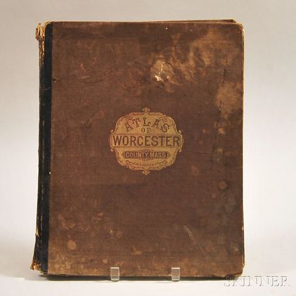 Atlas of Worcester County Massachusetts from Actual Surveys