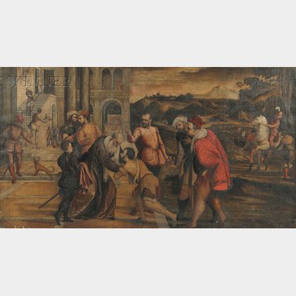 School of Jacopo da Ponte Bassano (Italian, c. 1510-1592) Return of the Prodigal Son