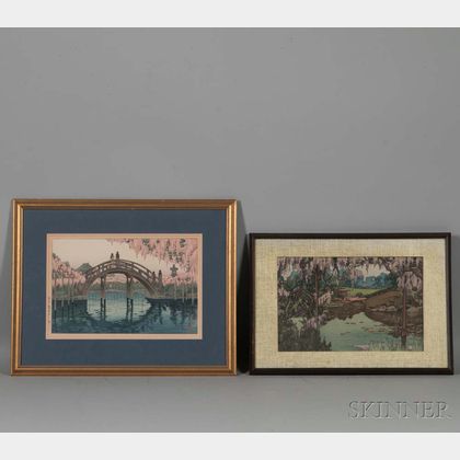Two Shin Hang Woodblock Prints