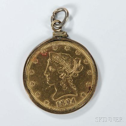 1894 $10 Liberty Head Gold Coin