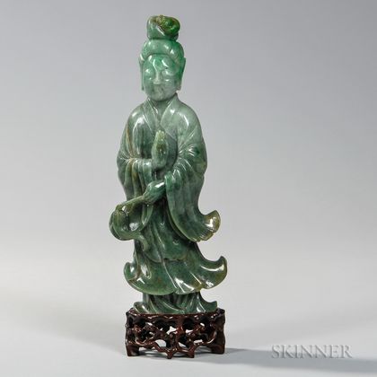 Jadeite Carving of Guanyin