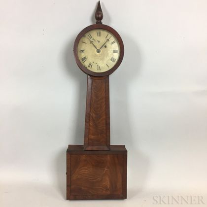 Wood-front Patent Timepiece or "Banjo" Clock