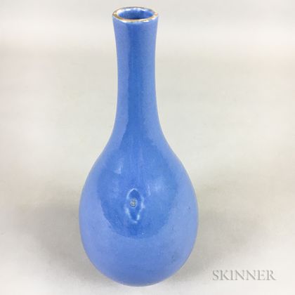 Modern Chinese Blue-glazed Vase
