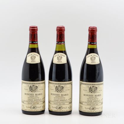 Louis Jadot Bonnes Mares 1993, 3 bottles 