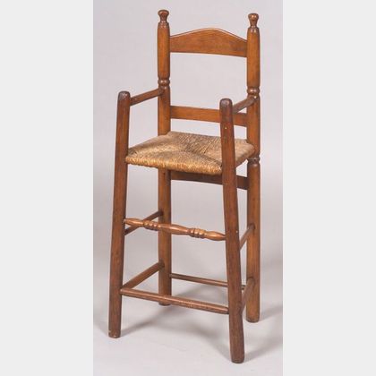 Maple and Ash Slat-back High Chair