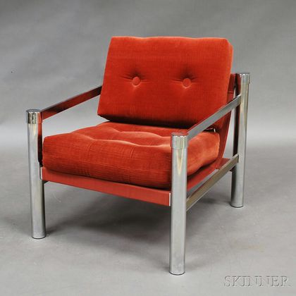 Milo Baughman-style Lounge Chair