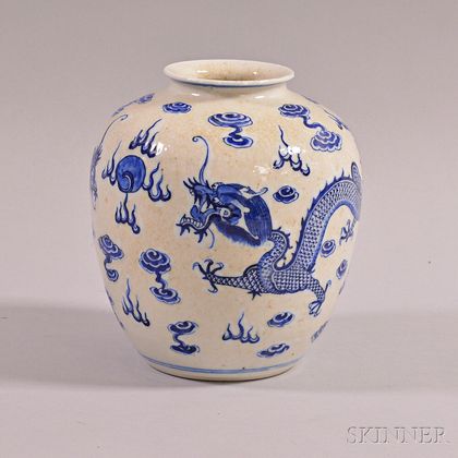 Blue and White Vase
